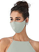 Alt View 2 Thumbnail - Willow Green Crepe Reusable Face Mask