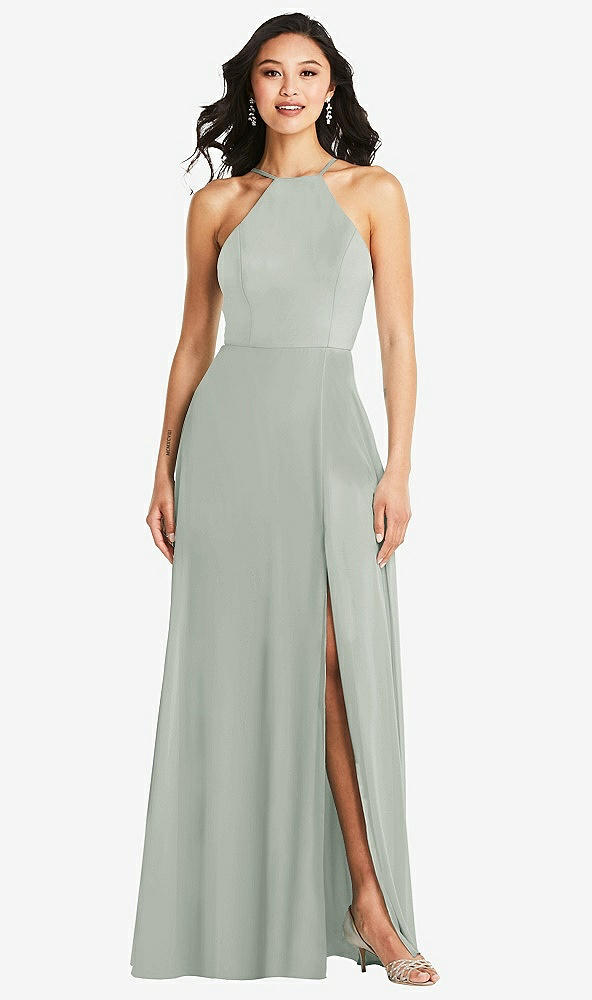 Front View - Willow Green Bella Bridesmaids Dress BB129