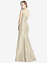 Rear View Thumbnail - Champagne Bella Bridesmaids Dress BB135