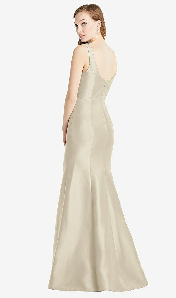 Back View - Champagne Bella Bridesmaids Dress BB135