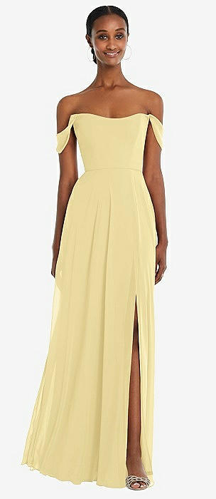 Light yellow bridesmaid dress hotsell