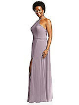 Alt View 2 Thumbnail - Lilac Dusk Diamond Halter Maxi Dress with Adjustable Straps