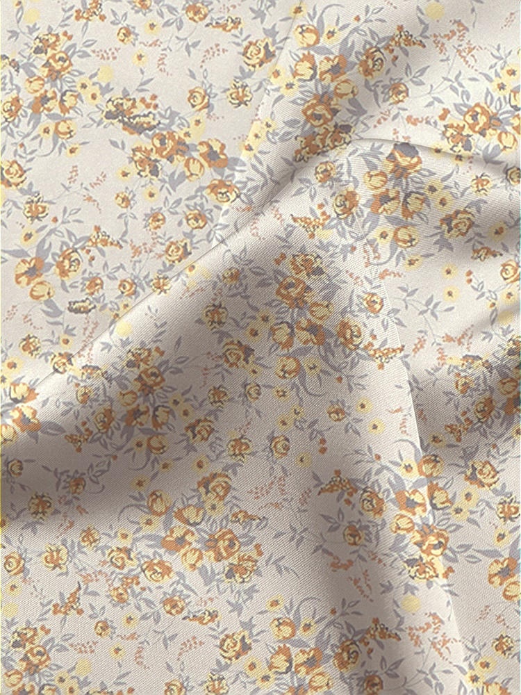 Front View - Golden Hour Neu Stretch Charmeuse Fabric by the Yard