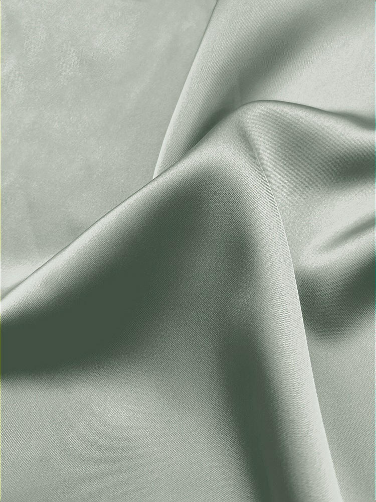 Front View - Willow Green Neu Stretch Charmeuse Fabric by the Yard