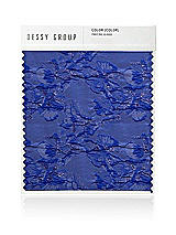 Front View Thumbnail - Cobalt Jacquard Cobalt Floral Metallic Jacquard Swatches