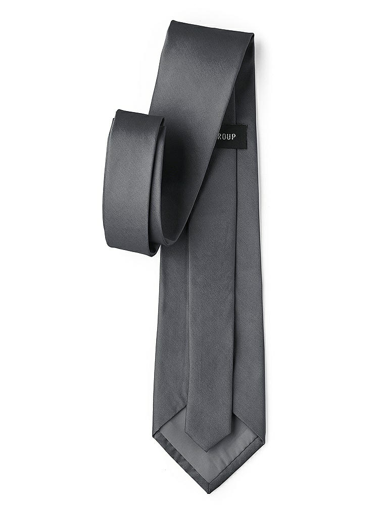 Back View - Ebony Peau de Soie Neckties by After Six