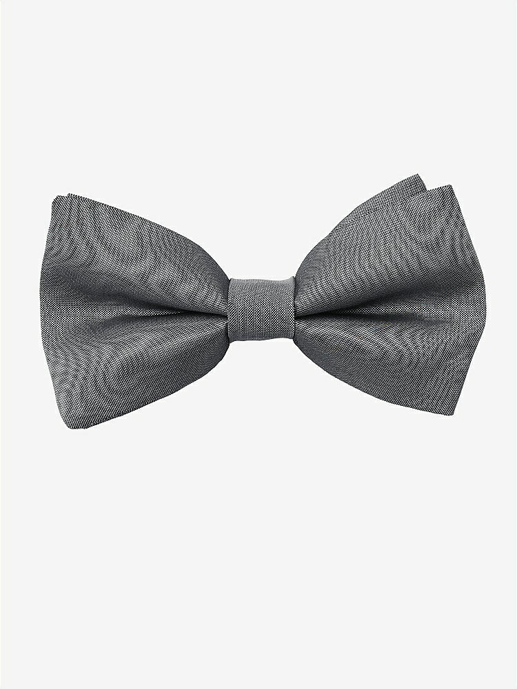 Front View - Ebony Peau de Soie Boy's Clip Bow Tie by After Six