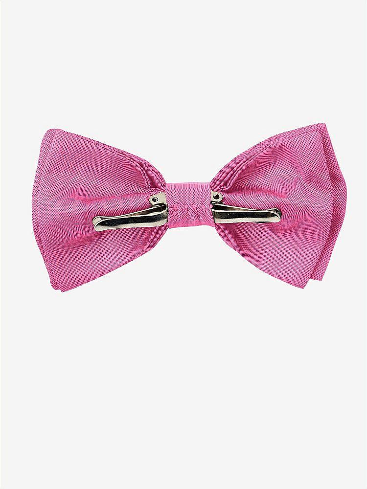 Back View - Strawberry Peau de Soie Boy's Clip Bow Tie by After Six