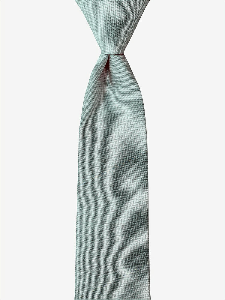 Front View - Atlantis Peau de Soie Boy's 14" Zip Necktie by After Six