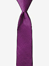 Front View Thumbnail - Paradise Peau de Soie Boy's 14" Zip Necktie by After Six