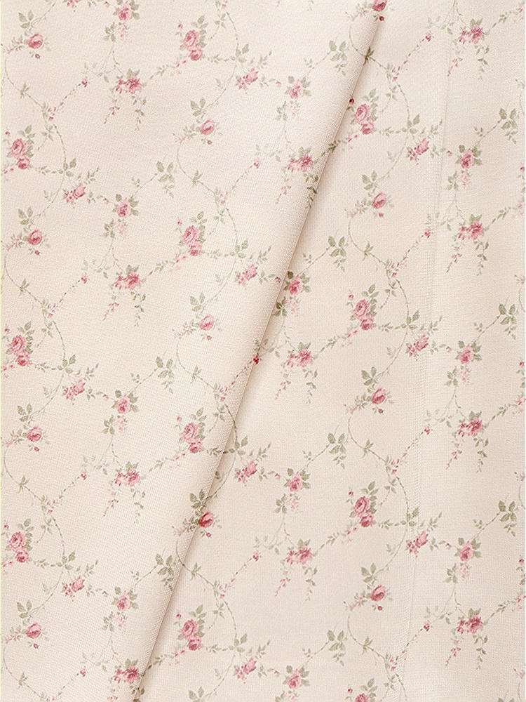 Front View - Coquette Floral Print Lux Chiffon Fabric by the Yard