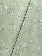 Front View Thumbnail - Vintage Primrose Sage Lux Chiffon Fabric by the Yard