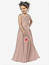 Front View Thumbnail - Neu Nude Flower Girl Style FL4033