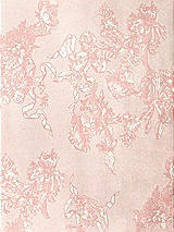 Front View Thumbnail - Bow And Blossom Print Satin Twill Fabric by the Yard