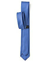 Rear View Thumbnail - Cornflower Matte Satin Narrow Ties by After Six