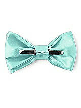 Rear View Thumbnail - Coastal Matte Satin Boy's Clip Bow Tie by After Six