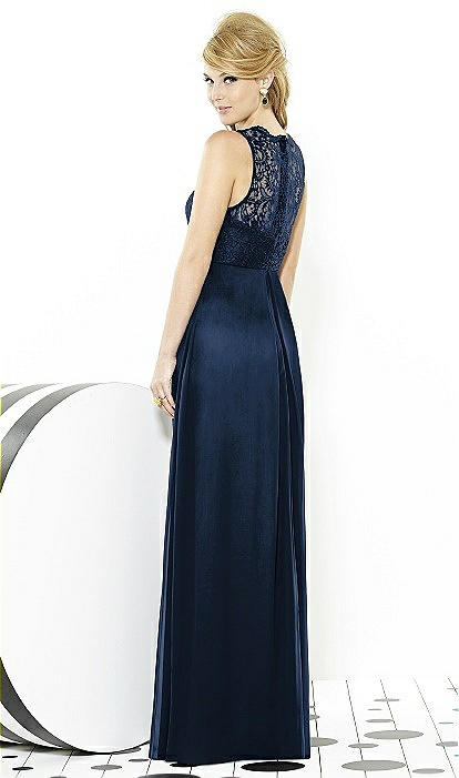 After Six Bridesmaid Dress 6722 In Midnight Navy The Dessy Group