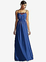 Front View Thumbnail - Classic Blue & Burgundy JY Jenny Yoo Bridesmaid Style JY508