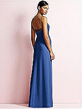 Rear View Thumbnail - Classic Blue & Burgundy JY Jenny Yoo Bridesmaid Style JY508