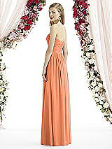 Rear View Thumbnail - Sweet Melon After Six Bridesmaid Dress 6736