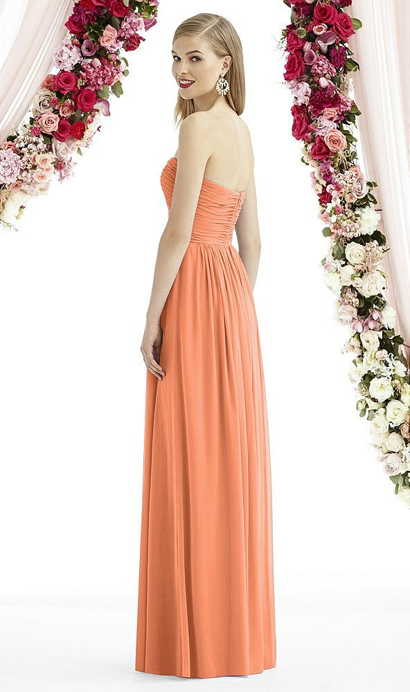 Back View - Sweet Melon After Six Bridesmaid Dress 6736