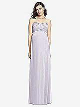 Front View Thumbnail - Moondance Draped Bodice Strapless Maternity Dress