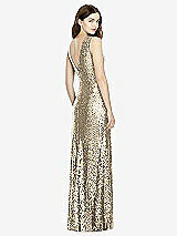 Rear View Thumbnail - Rose Gold Bella Bridesmaids Dress BB107