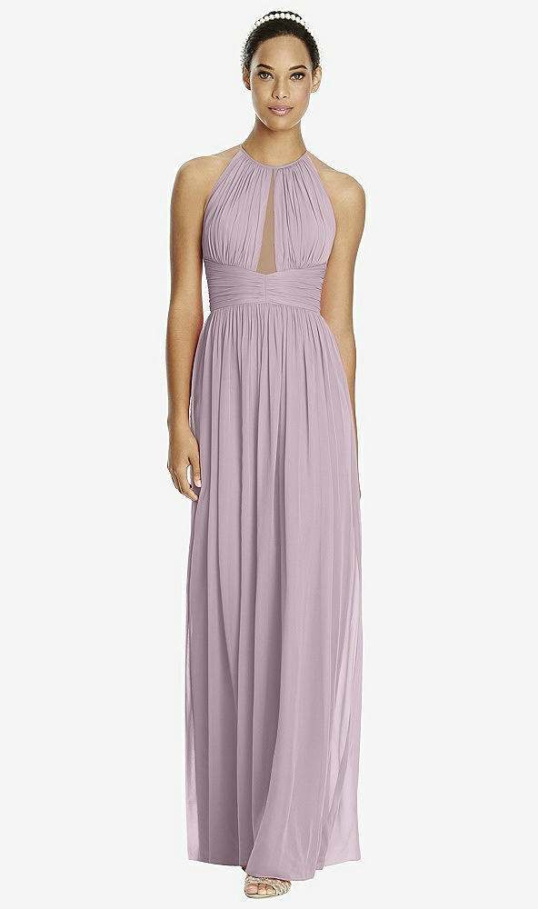 Front View - Lilac Dusk & Dark Nude Studio Design Bridesmaid Dress 4518