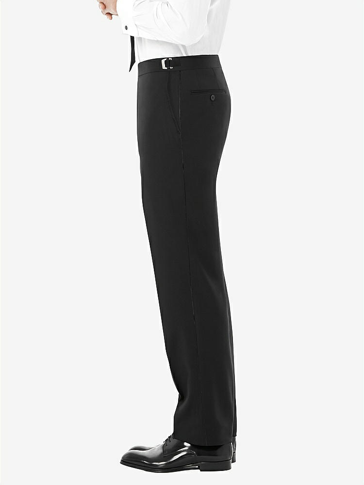 Front View - Black Men's Slim Tuxedo Pant 