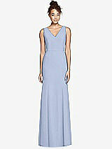 Rear View Thumbnail - Sky Blue Bella Bridesmaids Dress BB116