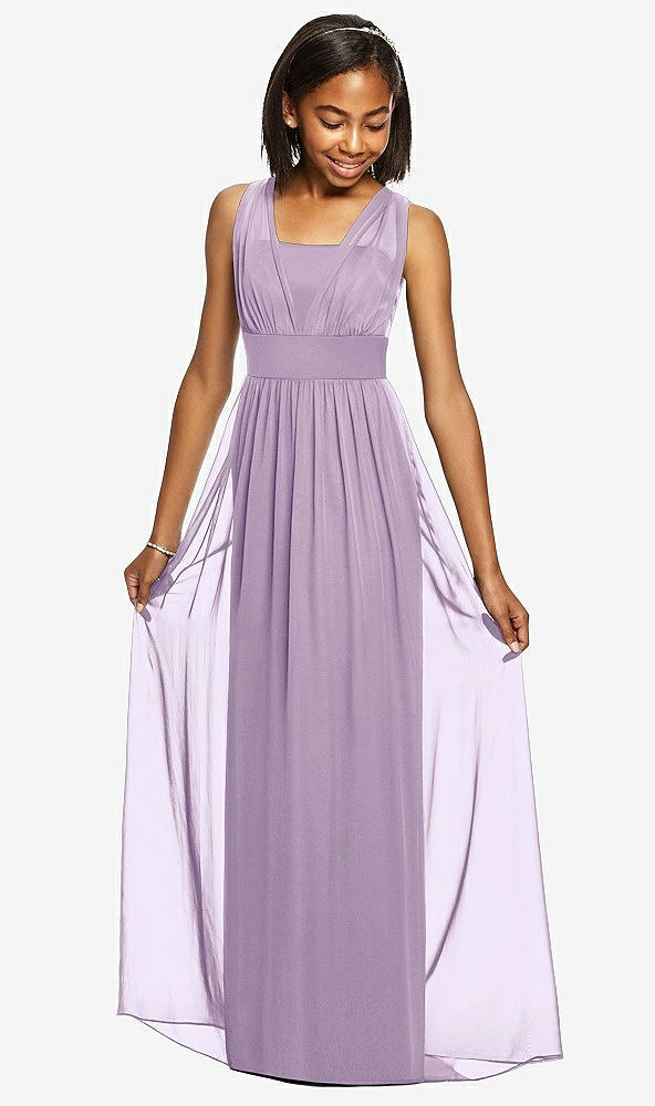 Front View - Pale Purple Dessy Collection Junior Bridesmaid Dress JR543