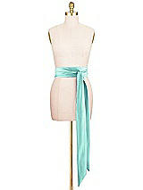 Front View Thumbnail - Coastal Satin Twill Wedding Sash