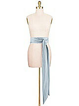 Front View Thumbnail - Mist Satin Twill Wedding Sash