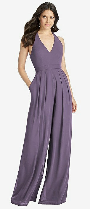 Lavender Jumpsuit Bridesmaid Dresses