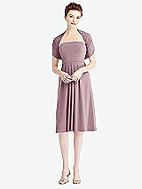 Alt View 1 Thumbnail - Dusty Rose Loop Convertible Midi Dress