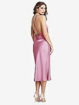 Alt View 1 Thumbnail - Powder Pink Cowl-Neck Convertible Midi Slip Dress - Piper