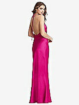 Front View Thumbnail - Think Pink Cowl-Neck Convertible Maxi Slip Dress - Reese