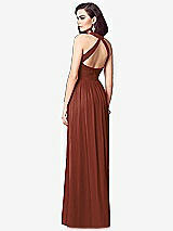 Rear View Thumbnail - Auburn Moon Ruched Halter Open-Back Maxi Dress - Jada