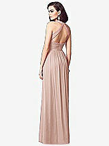 Rear View Thumbnail - Toasted Sugar Ruched Halter Open-Back Maxi Dress - Jada