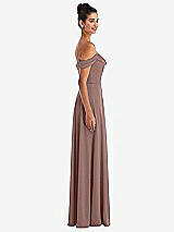 Alt View 3 Thumbnail - Sienna Off-the-Shoulder Draped Neckline Maxi Dress