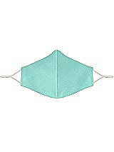 Front View Thumbnail - Coastal Satin Twill Reusable Face Mask