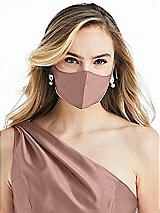 Alt View 2 Thumbnail - Neu Nude Satin Twill Reusable Face Mask