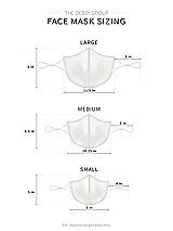 Alt View 1 Thumbnail - White Satin Twill Reusable Face Mask