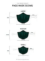 Alt View 1 Thumbnail - Evergreen Crepe Reusable Face Mask