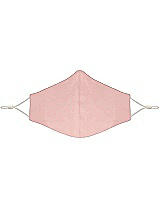 Front View Thumbnail - Rose - PANTONE Rose Quartz Crepe Reusable Face Mask