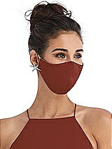 Alt View 2 Thumbnail - Auburn Moon Soft Jersey Reusable Face Mask