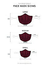 Alt View 1 Thumbnail - Cabernet Soft Jersey Reusable Face Mask