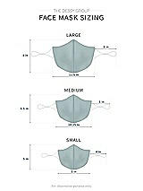 Alt View 1 Thumbnail - Morning Sky Soft Jersey Reusable Face Mask