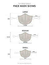 Alt View 1 Thumbnail - Oyster Soft Jersey Reusable Face Mask