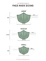 Alt View 1 Thumbnail - Seagrass Soft Jersey Reusable Face Mask